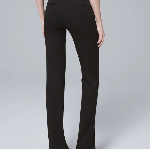 White House/Black Market Black Pant Size 4 Long - Picture 4 of 8